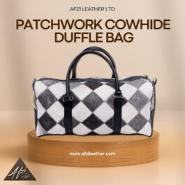 AFZI Cowhide Leather Duffle Bag for Men and Women – Unique Leather Gym Bag