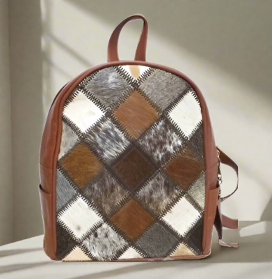 AFZI Patchwork Leather Bagpack