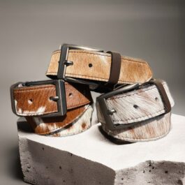 Handcrafted Cowhide Belts: A Unique Fashion Statement by AFZI LEATHER